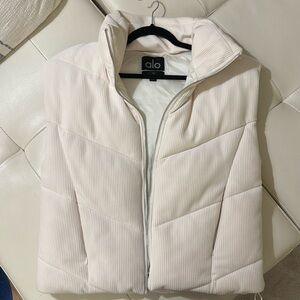 Alo ribbed velour jacket vest